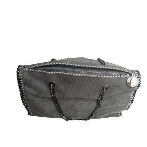 Stella McCartney Grey Vegan Suede Tote - Picture 2 of 11